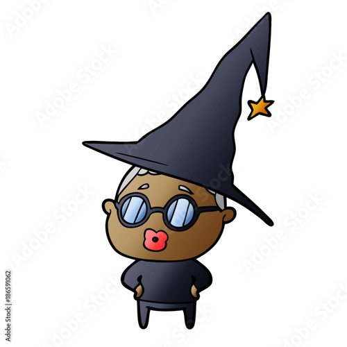cartoon librarian woman wearing spectacles