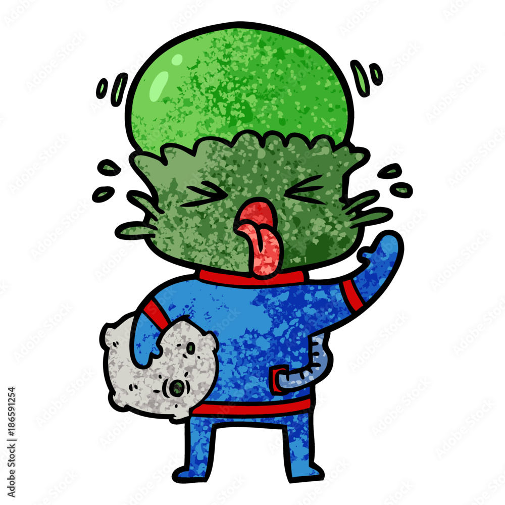 weird cartoon alien weird cartoon alien