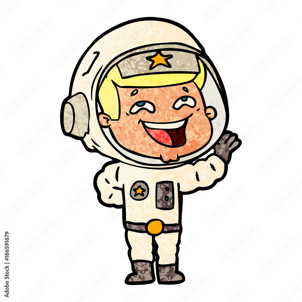 cartoon laughing astronaut cartoon laughing astronaut