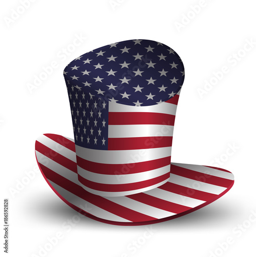 United States flag hat