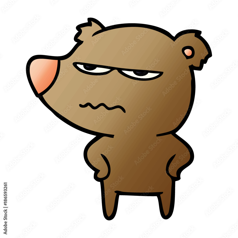 Obraz premium bear cartoon character