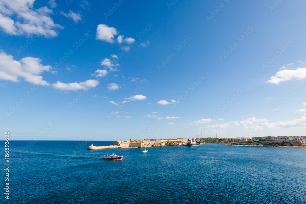 Port in Msida on Malta