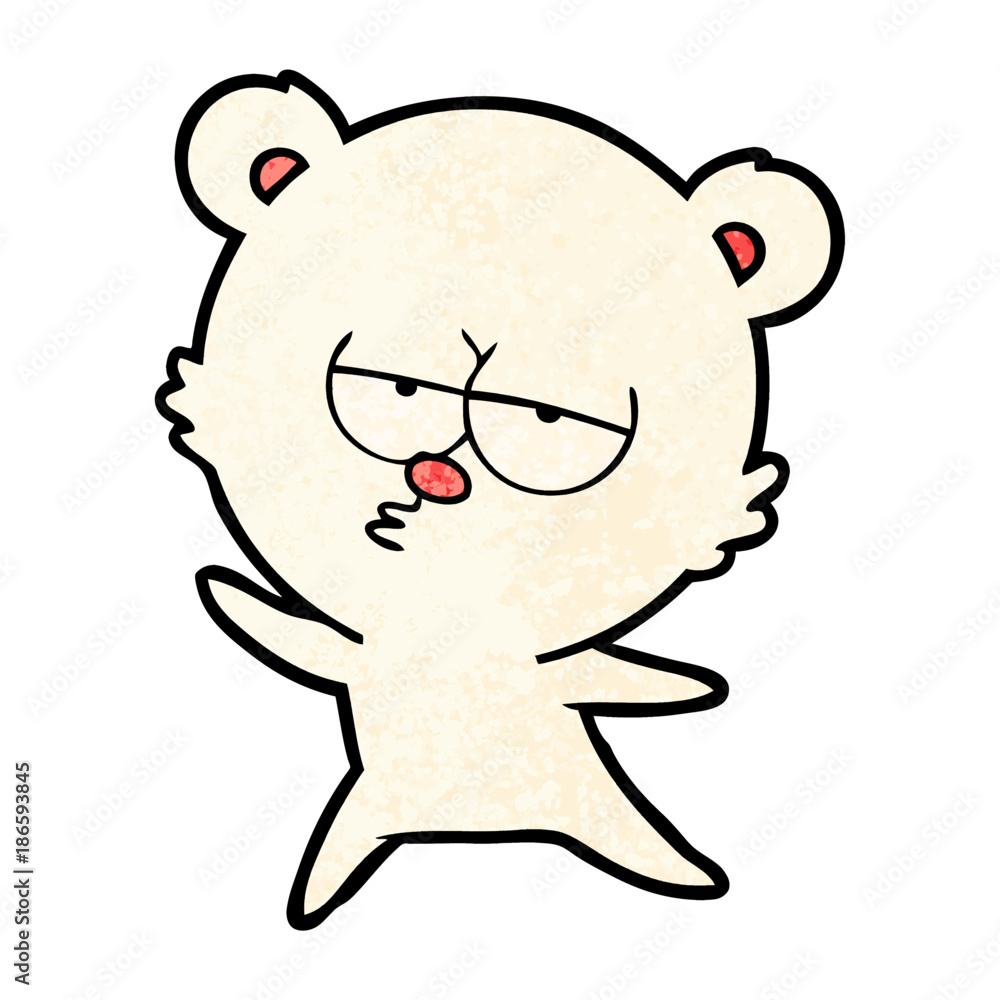 Obraz premium polar bear cartoon
