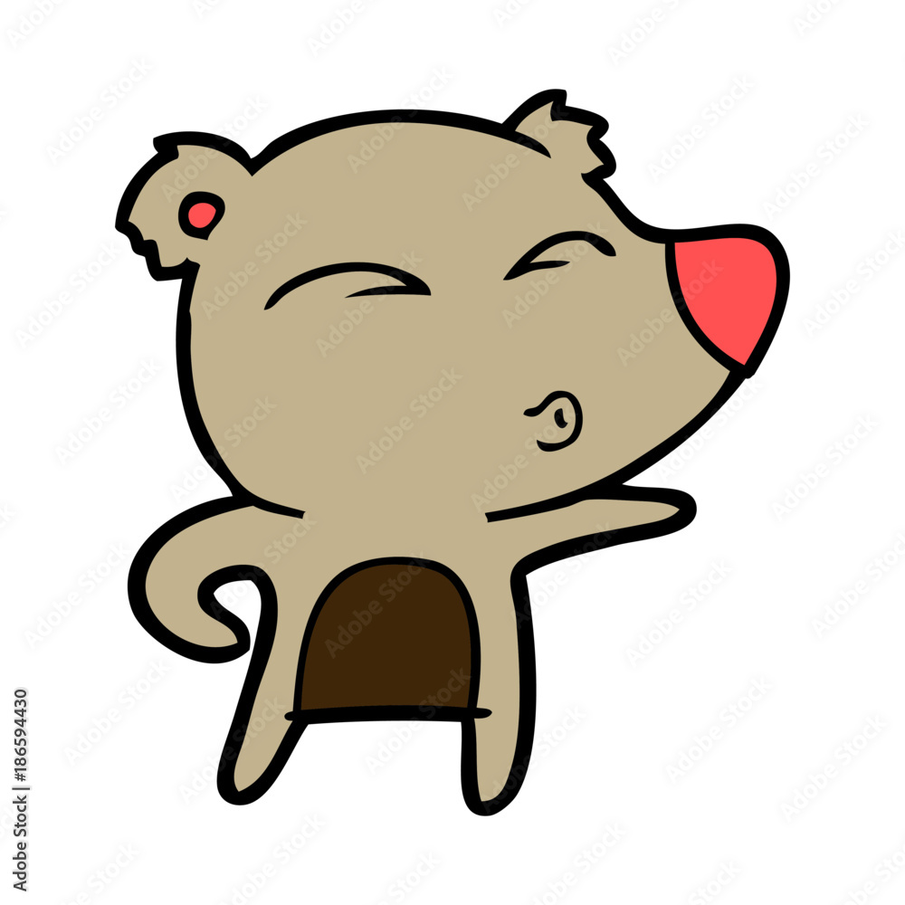 bear cartoon character bear cartoon character