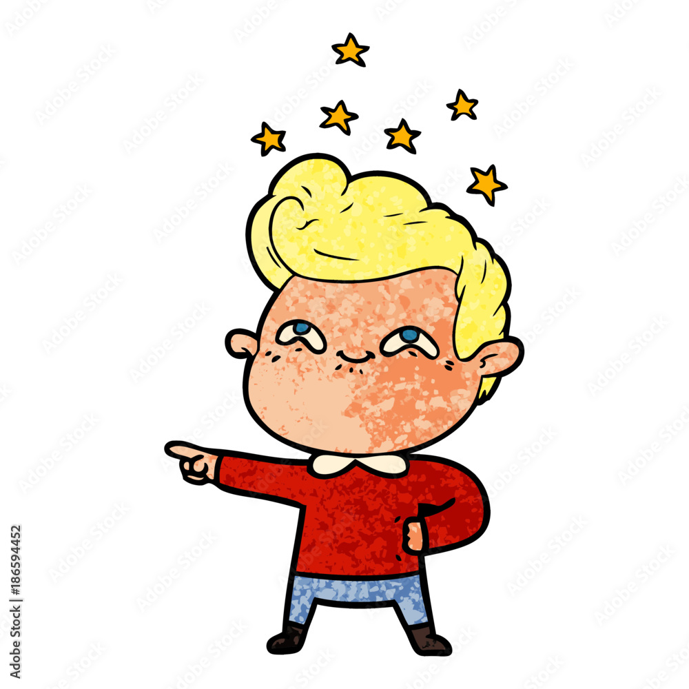 cartoon excited man cartoon excited man