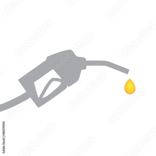 fuel pump nozzle icon- vector illustration