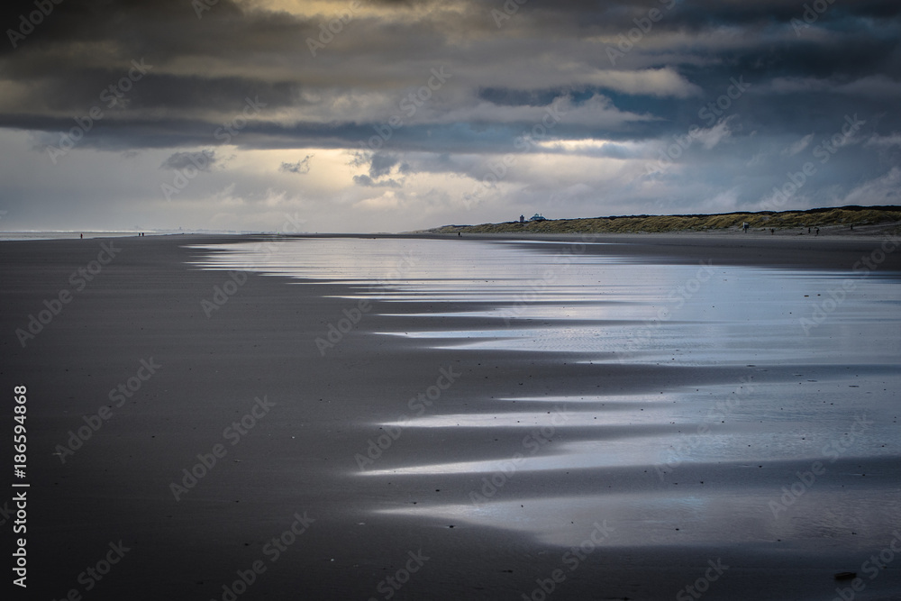 Fototapeta premium Juist Töwerland Winterimpressionen