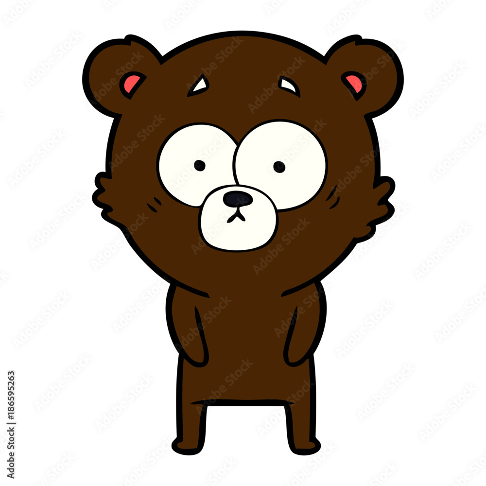Fototapeta premium bear cartoon character
