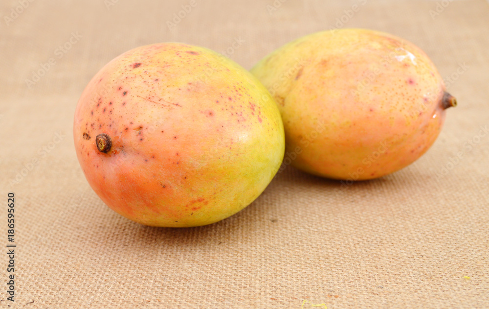 Mango fruit isolated on white background Mango fruit isolated on white background