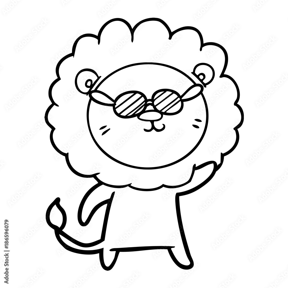 cartoon lion cartoon lion