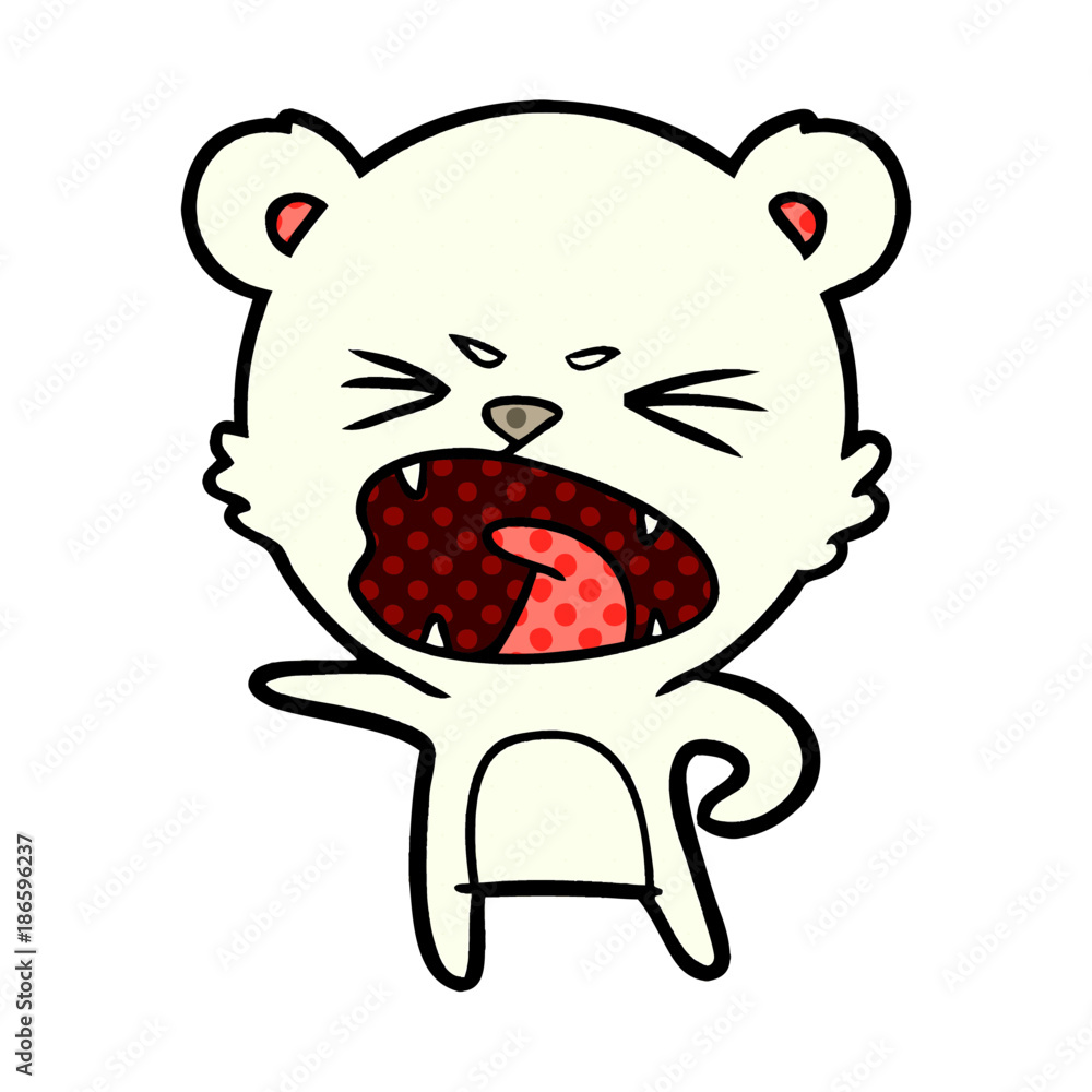 Obraz premium polar bear cartoon