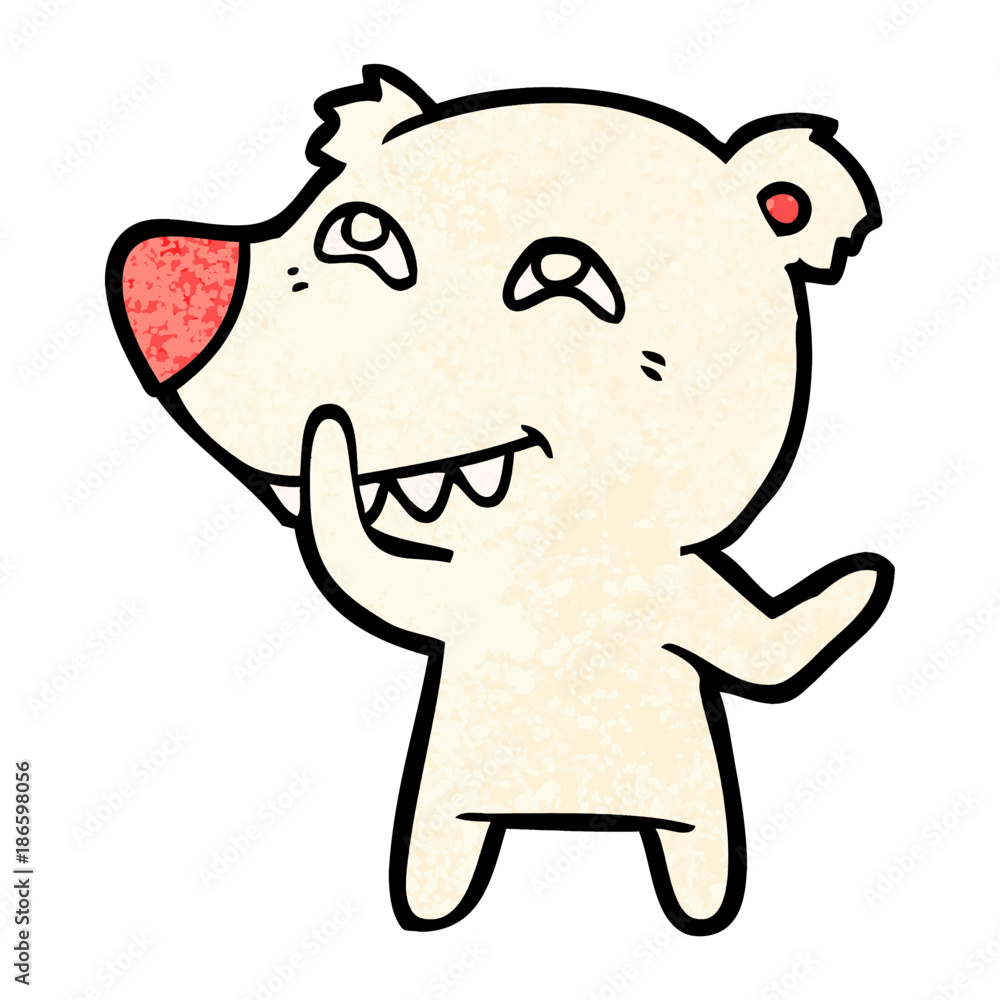 Obraz premium polar bear cartoon