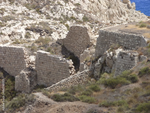 Agua Amarga, Cabo de Gata. Localidad española perteneciente al municipio de Níjar, en la provincia de Almería (España) photo