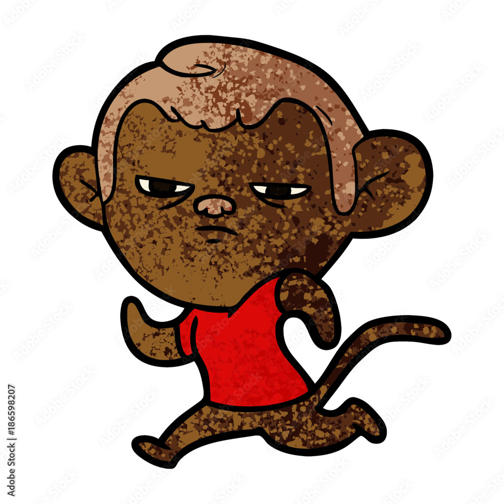 Obraz premium cartoon monkey