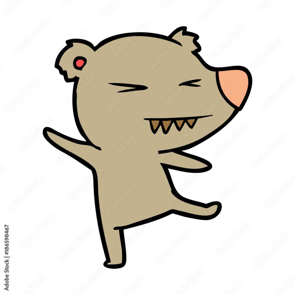 Obraz premium bear cartoon character