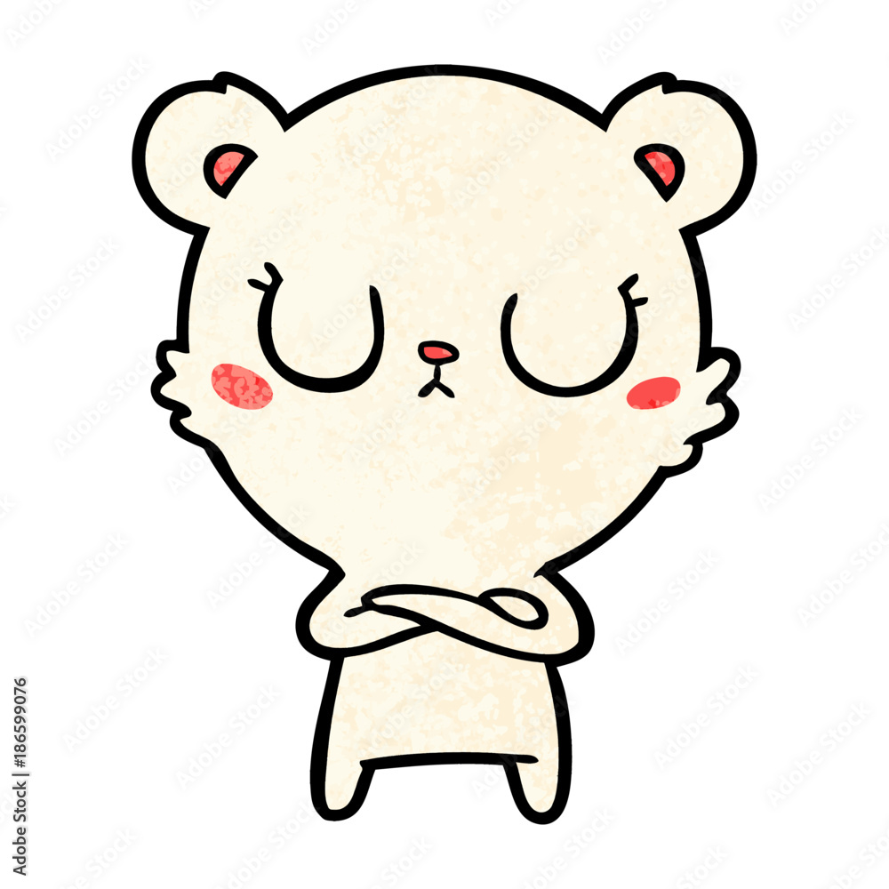 Obraz premium polar bear cartoon