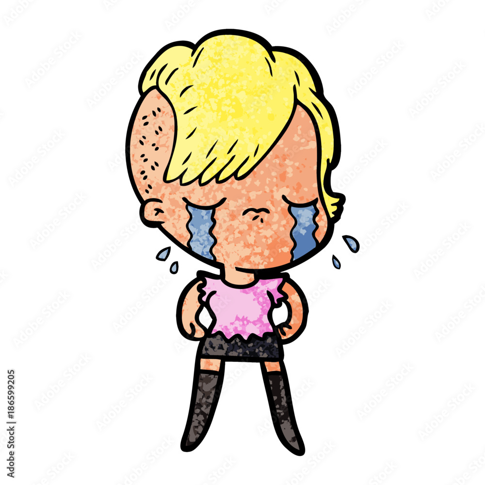 cartoon crying girl cartoon crying girl