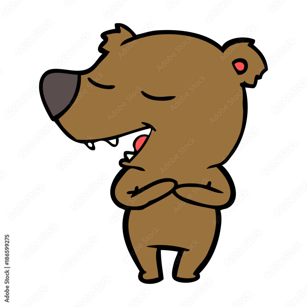 Obraz premium bear cartoon character