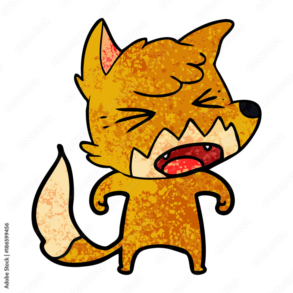 angry cartoon fox angry cartoon fox