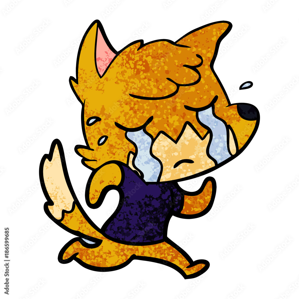 crying fox cartoon crying fox cartoon