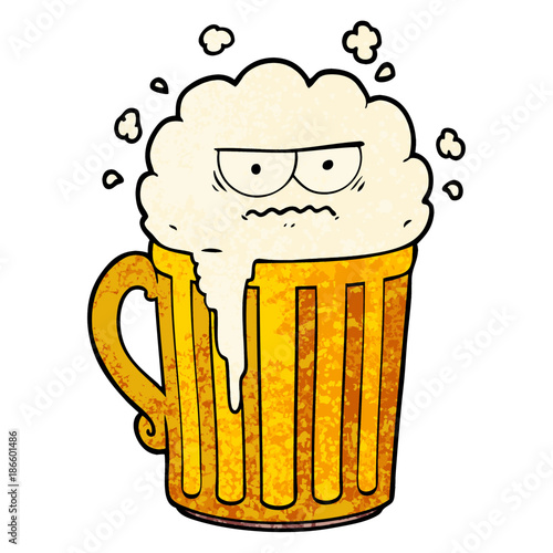 cartoon mug of beer
