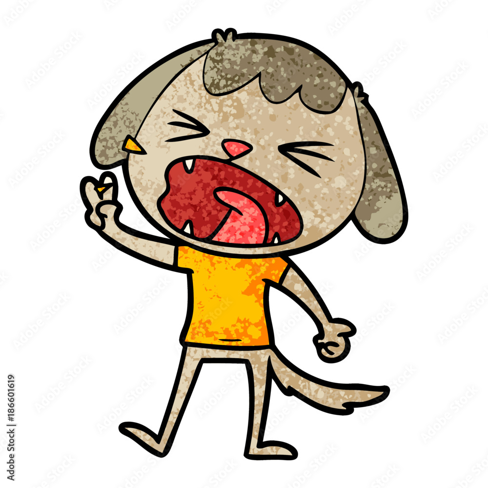 cute cartoon dog barking cute cartoon dog barking