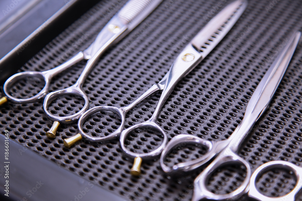 The process of male haircuts. A hairdresser is cutting a guy. Barber does a haircut.Hair will be sheared, hair cut. The machine for a hairstyle The process of male haircuts. A hairdresser is cutting a guy. Barber does a haircut.Hair will be sheared, hair cut. The machine for a hairstyle