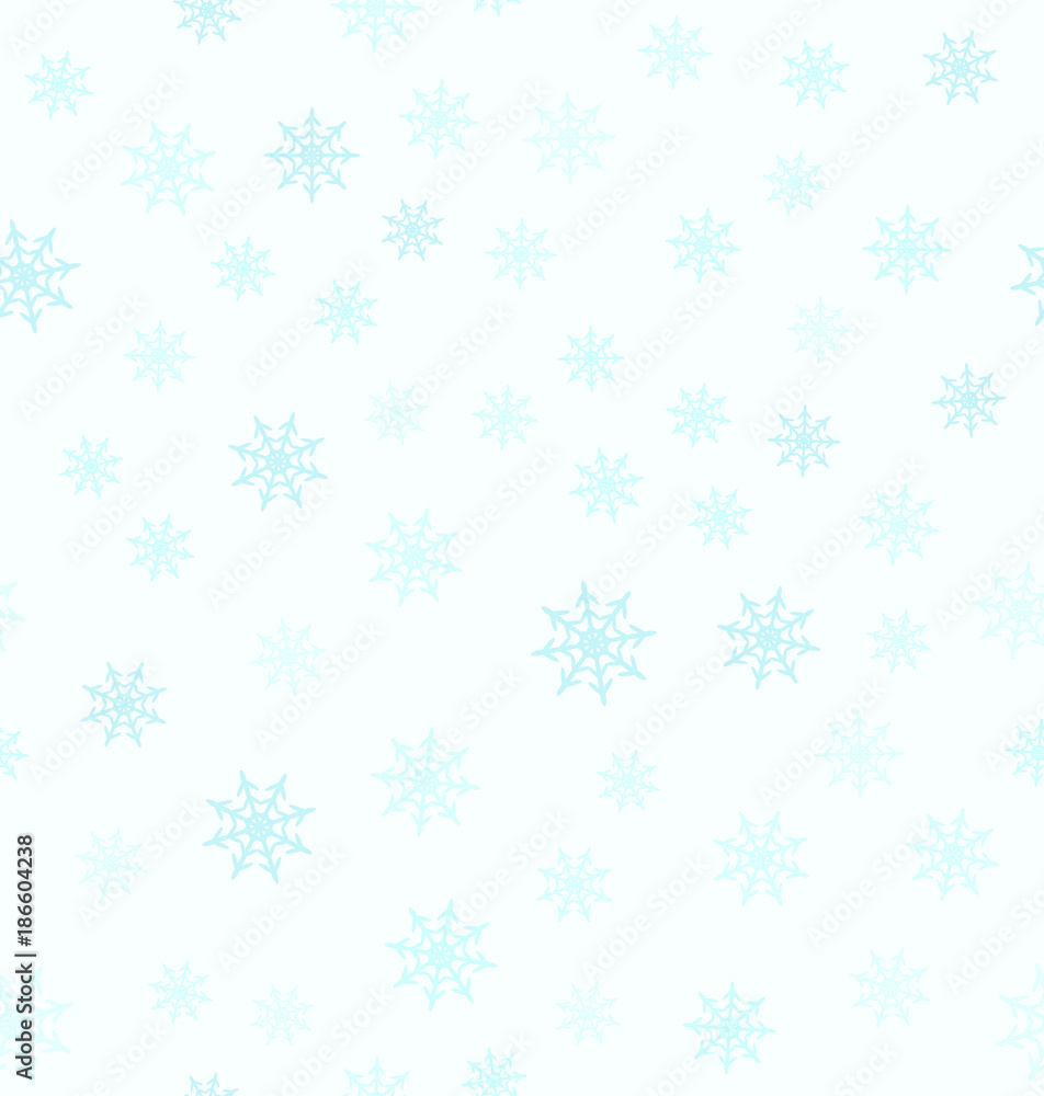 Snowflake pattern. Seamless vector Snowflake pattern. Seamless vector