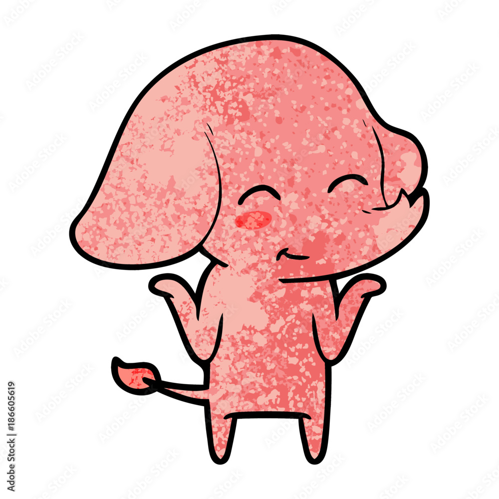 cute cartoon elephant