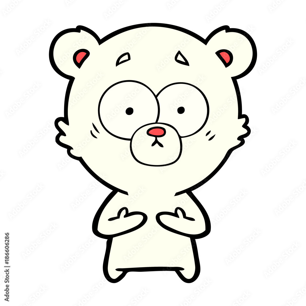 Obraz premium polar bear cartoon