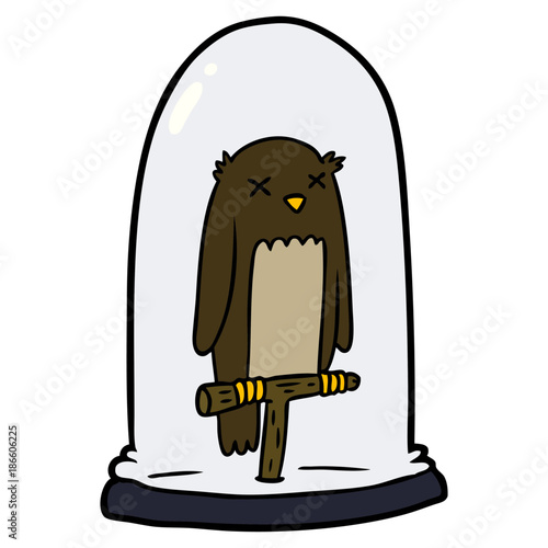 cartoon stuffed owl