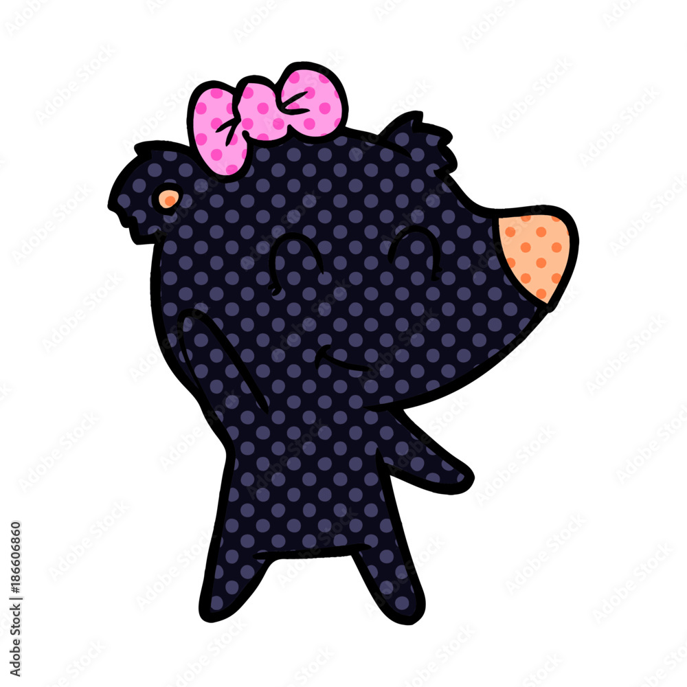 Obraz premium bear cartoon character