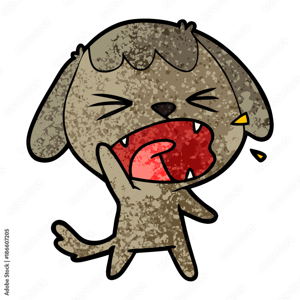 cute cartoon dog barking cute cartoon dog barking