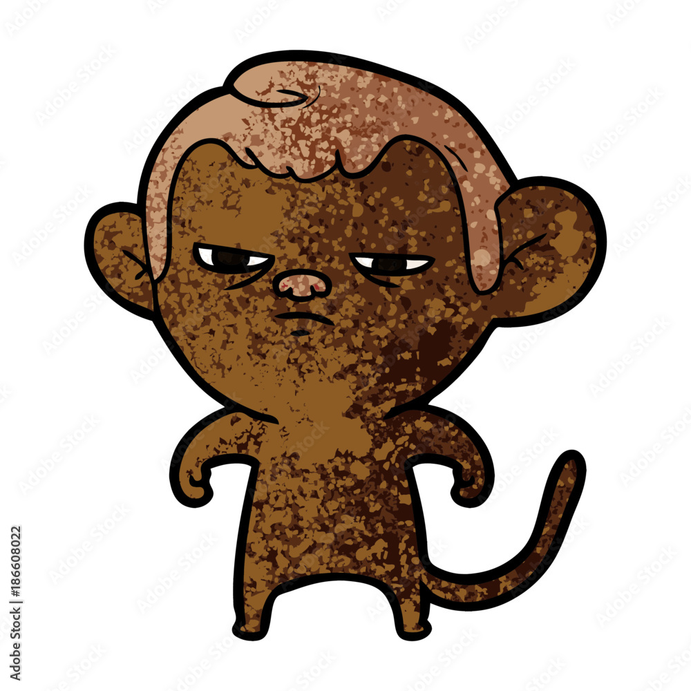 Fototapeta premium cartoon monkey