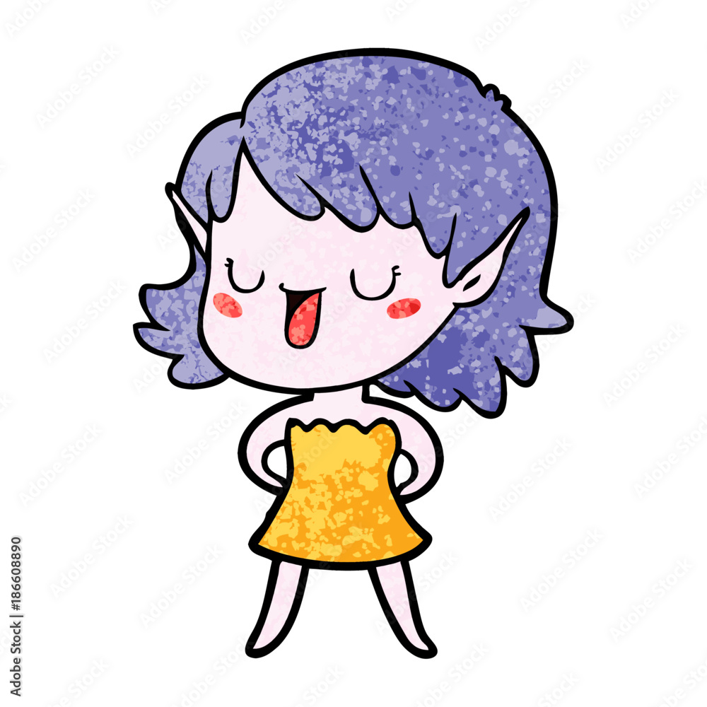 cartoon elf girl cartoon elf girl