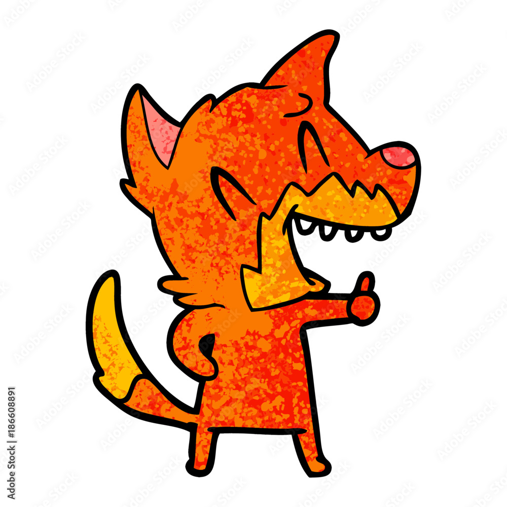 laughing fox cartoon laughing fox cartoon