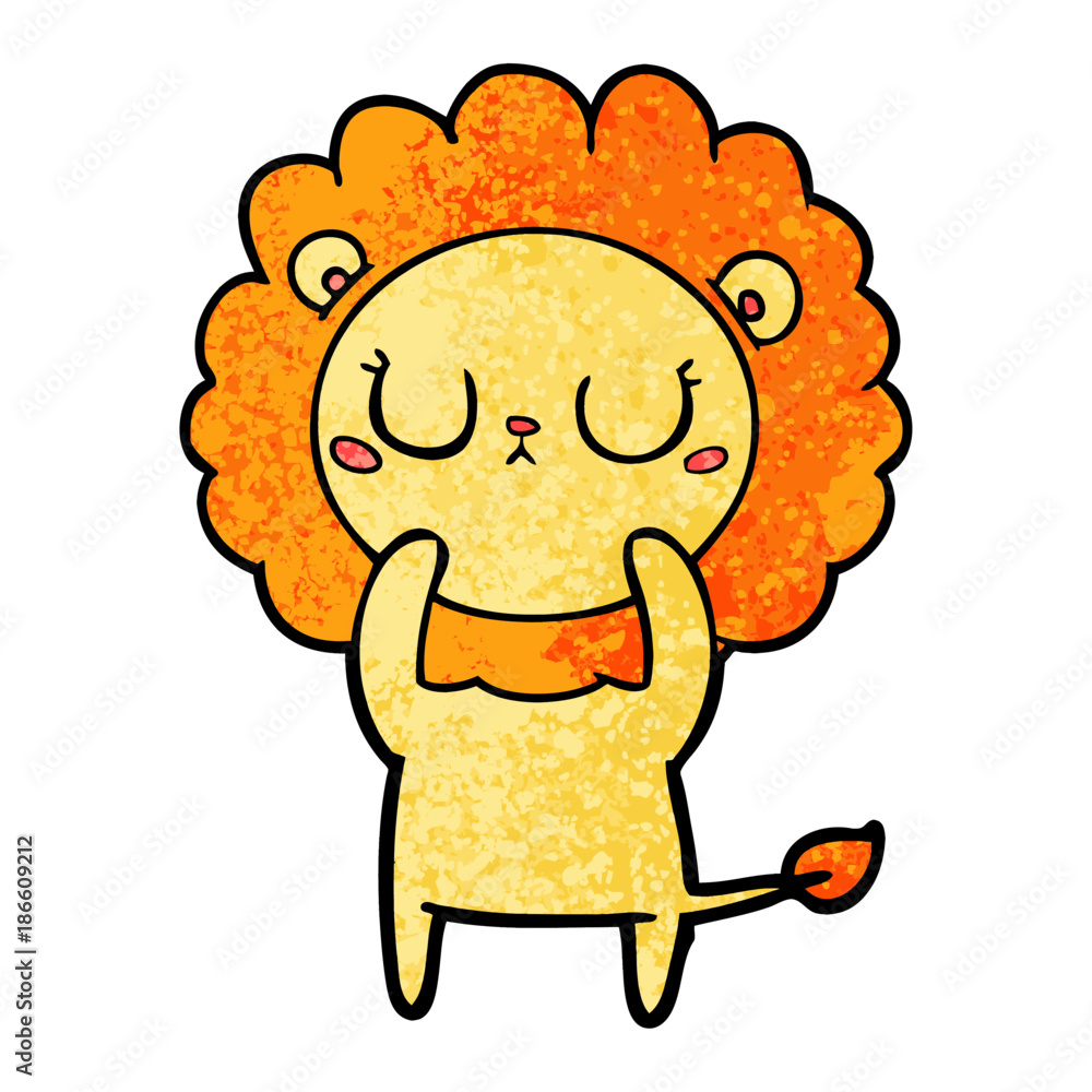 cartoon lion cartoon lion