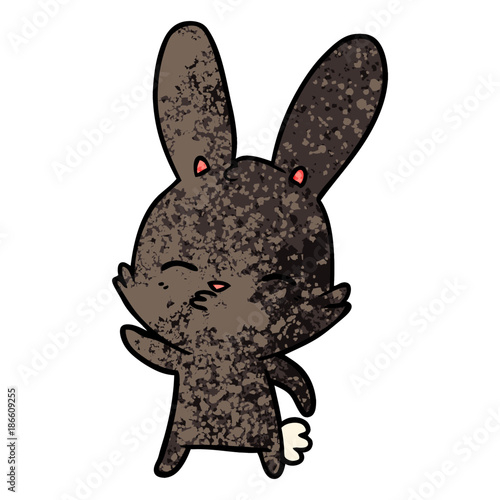 curious bunny cartoon