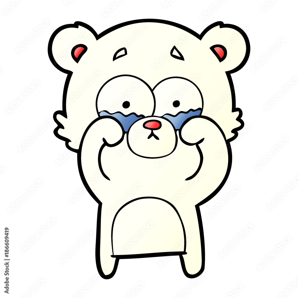 Fototapeta premium polar bear cartoon