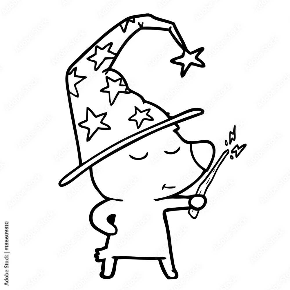 Obraz premium happy cartoon bear giving thumbs up