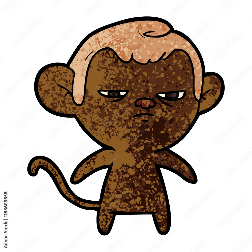 Fototapeta premium cartoon monkey