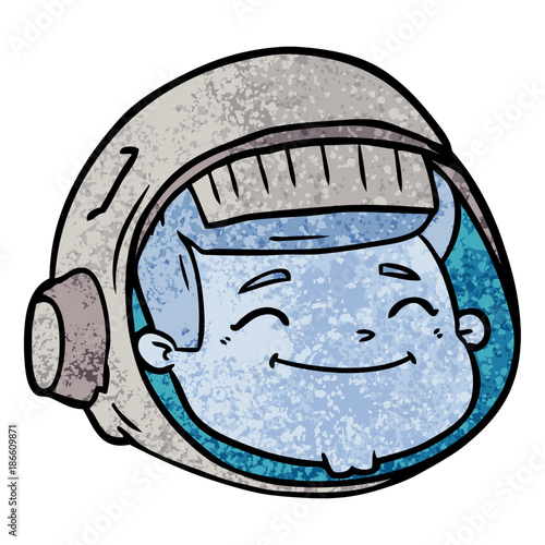 cartoon astronaut face