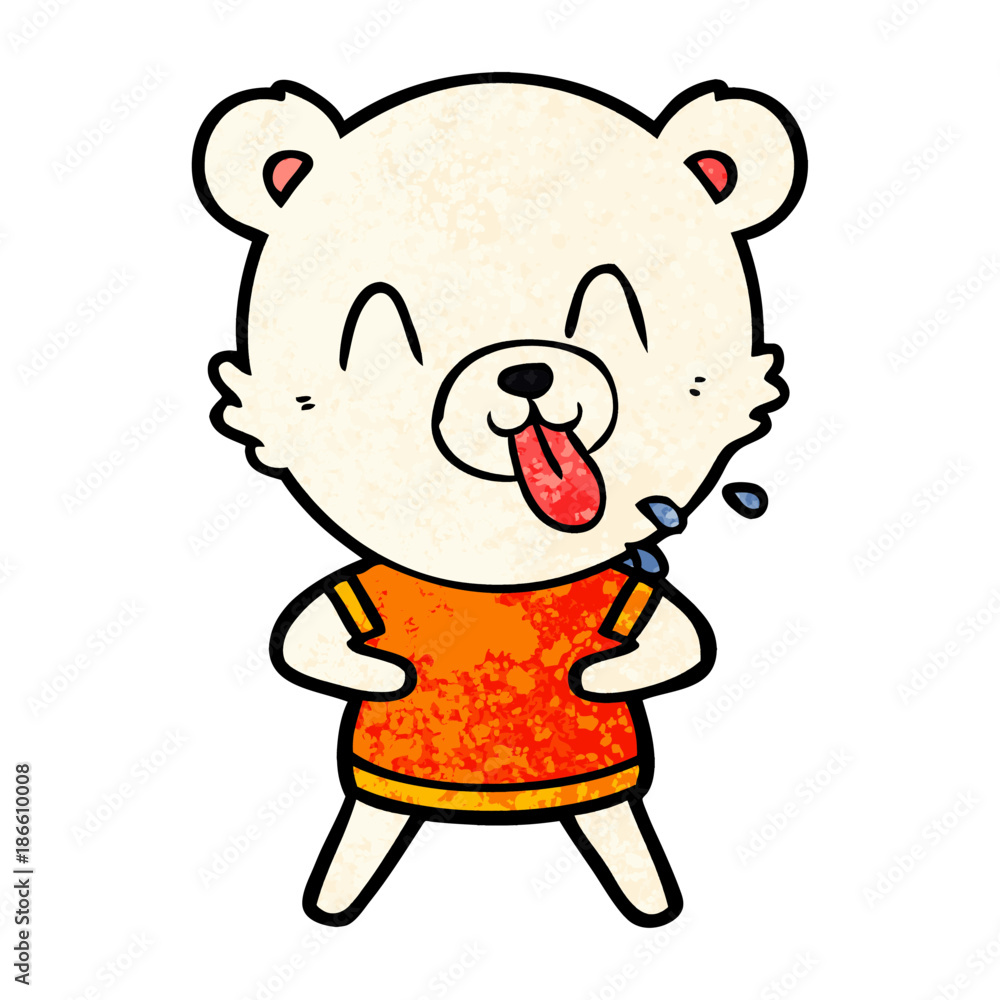 happy polar bear cartoon happy polar bear cartoon