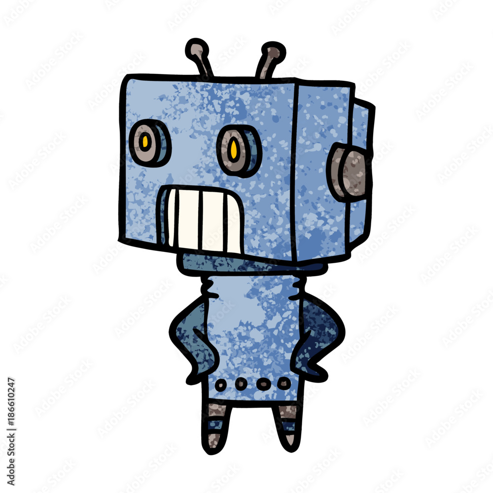 cartoon robot cartoon robot