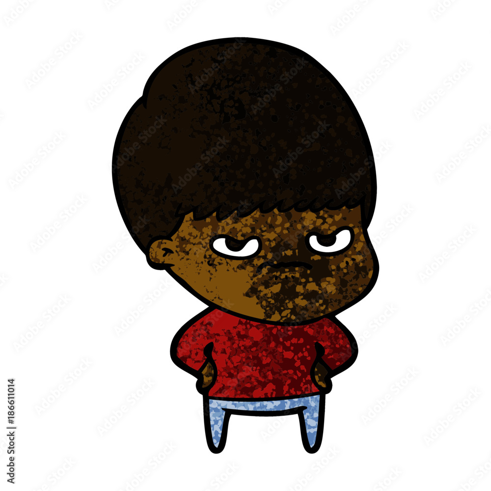 annoyed cartoon boy annoyed cartoon boy