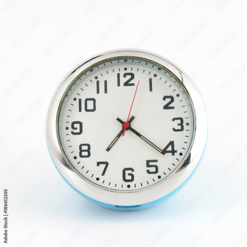 Alarm clock on white background. Alarm clock on white background.