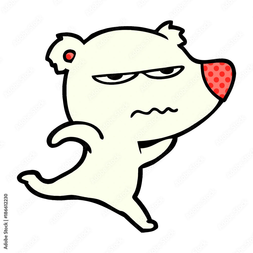 Obraz premium polar bear cartoon