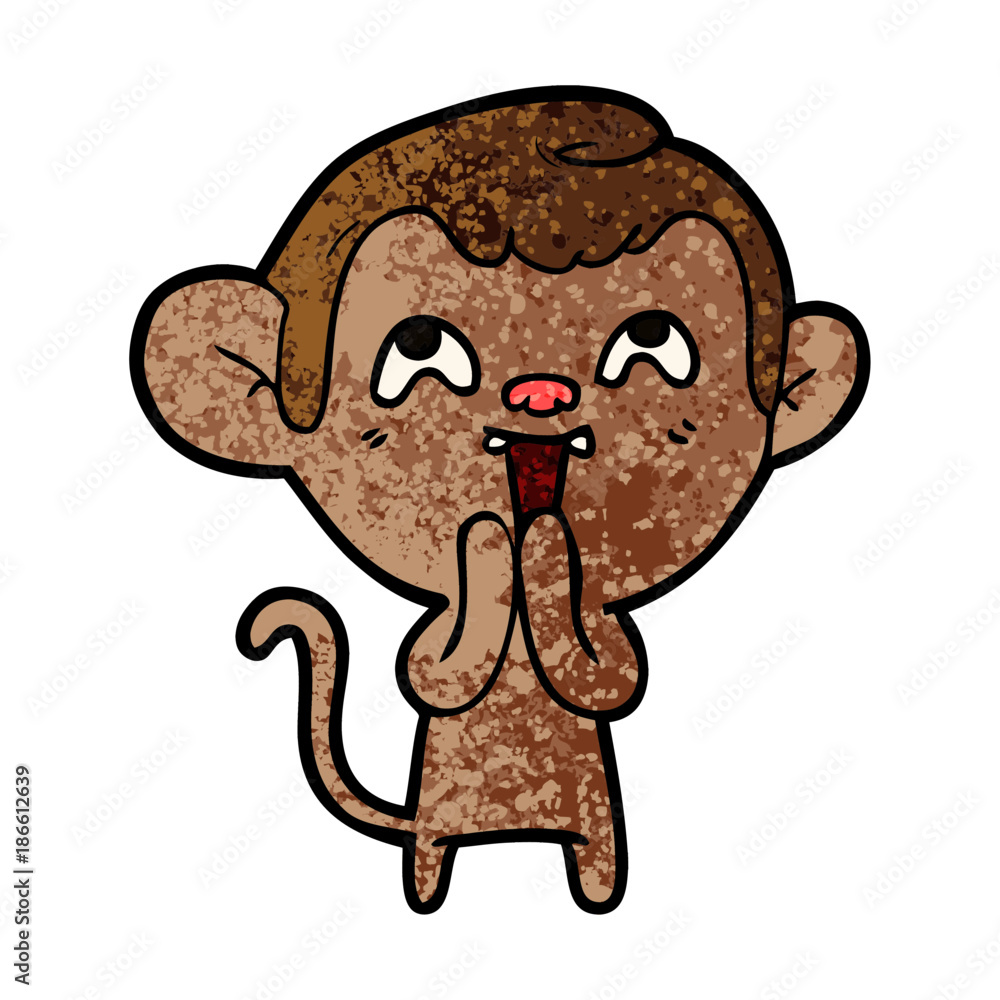 crazy cartoon monkey crazy cartoon monkey