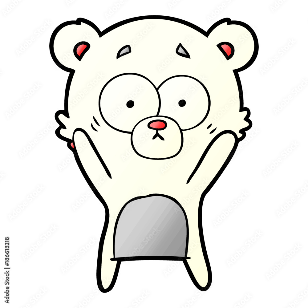Obraz premium polar bear cartoon