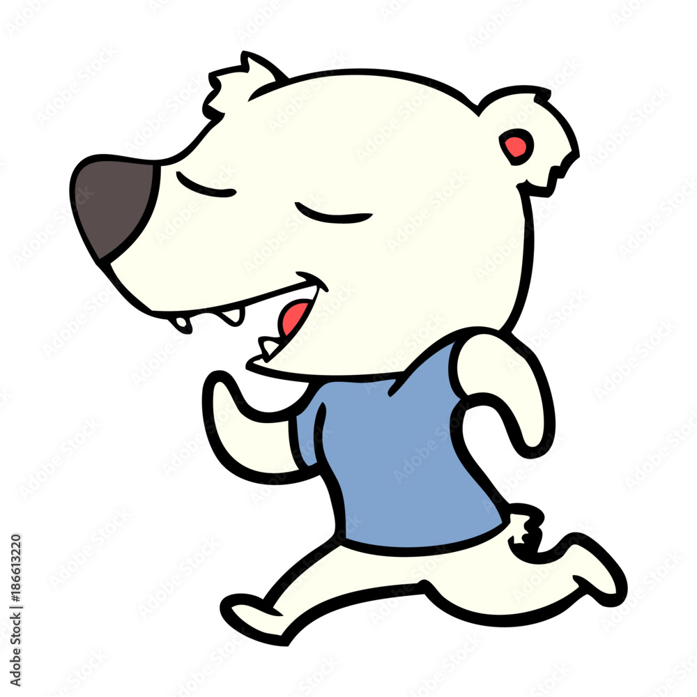 Obraz premium polar bear cartoon